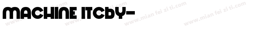 machine itcby字体转换